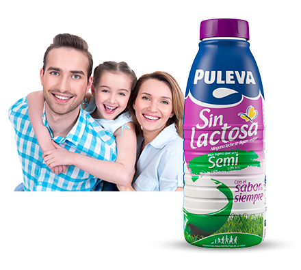 leche semidesnatada Sin Lactosa enriquecida con vitaminas A, D, E y B9