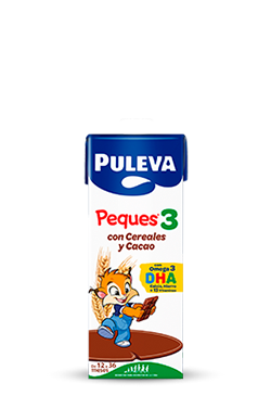 Leche de Crecimiento Puleva Peques 3 Cereales Frutas (3 x 200 ml